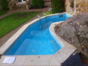 Бассейн для дома, облицовка керамической плиткой